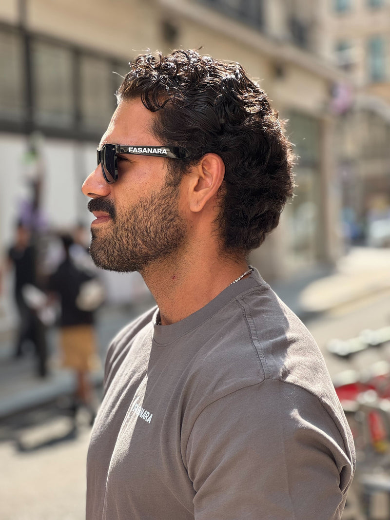 Retro-Style Black Sunglasses