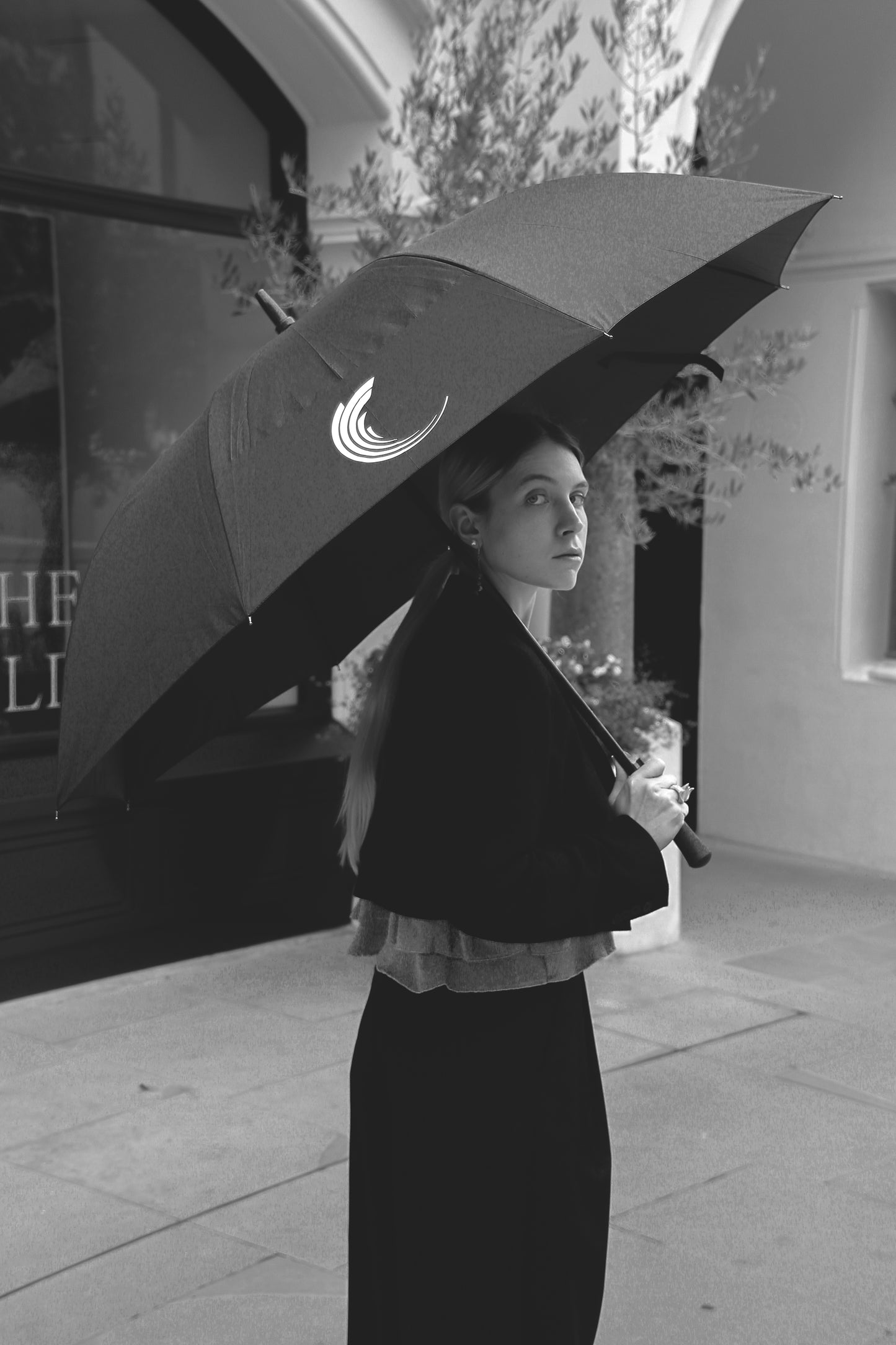 Large Black Umbrella
