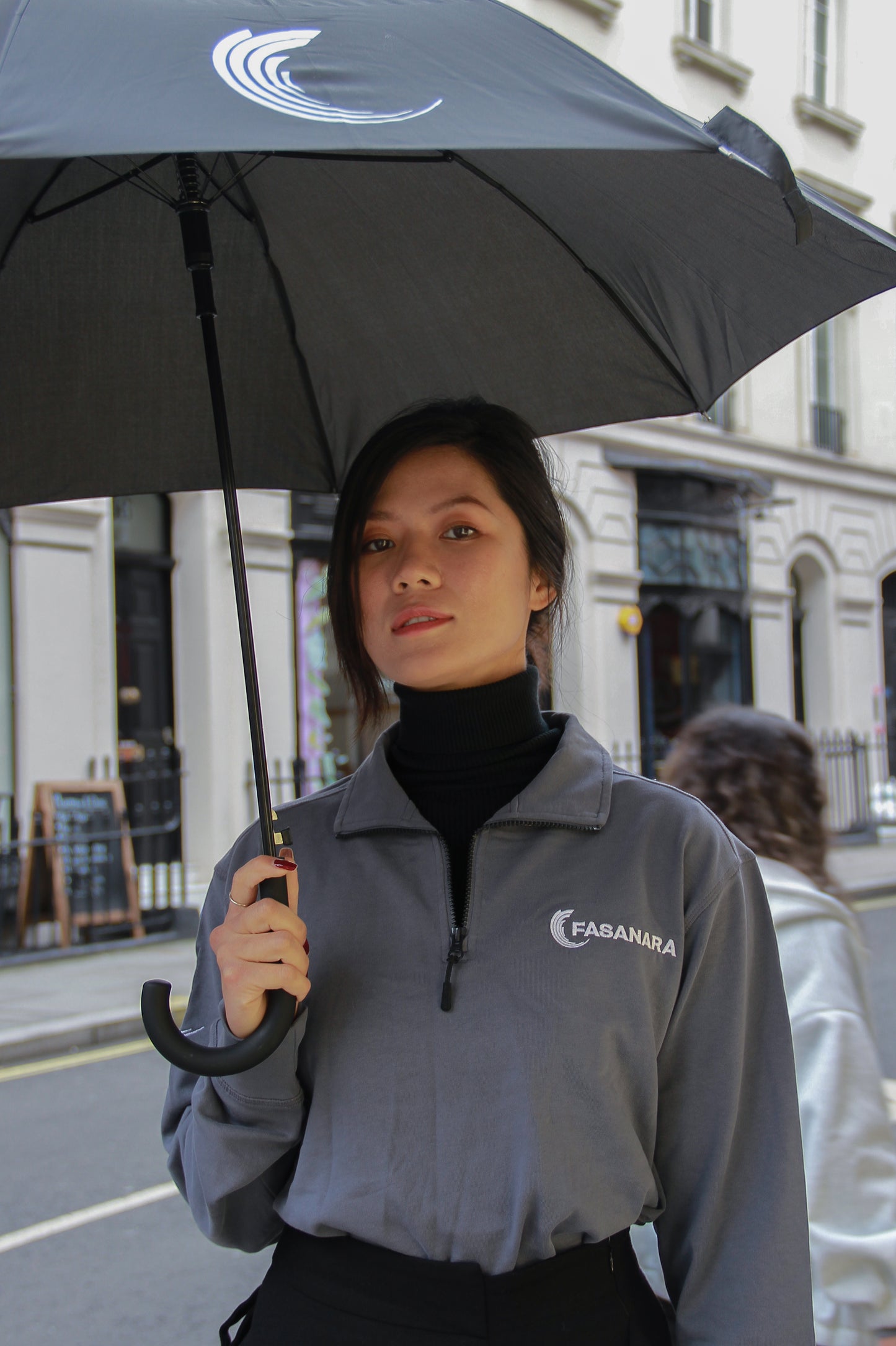 Large Black Umbrella