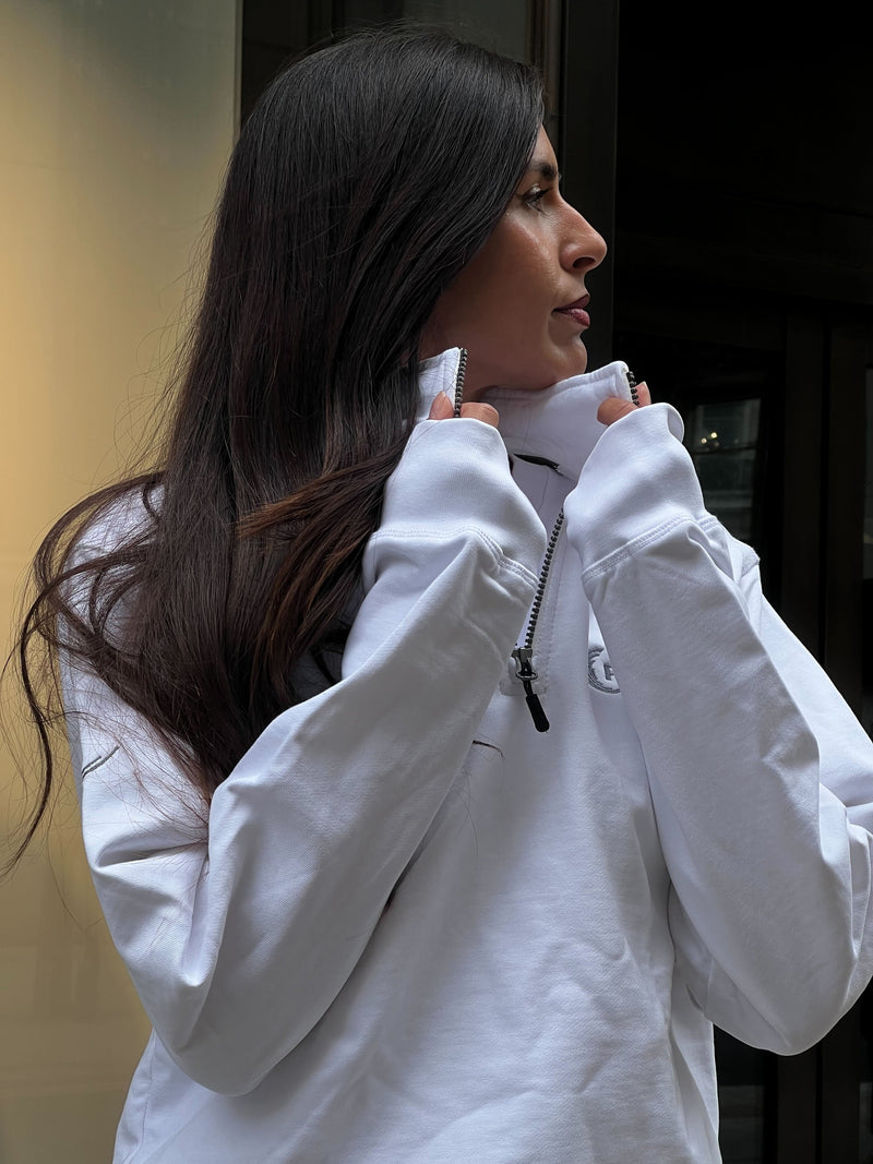 Half-zip sweatshirt