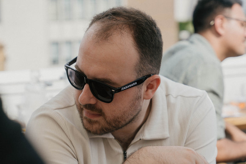 Retro-Style Black Sunglasses