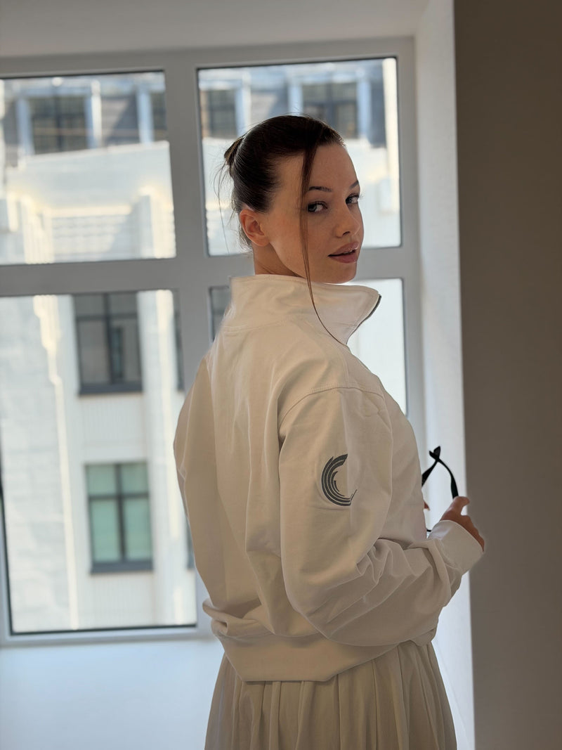 Half-zip sweatshirt